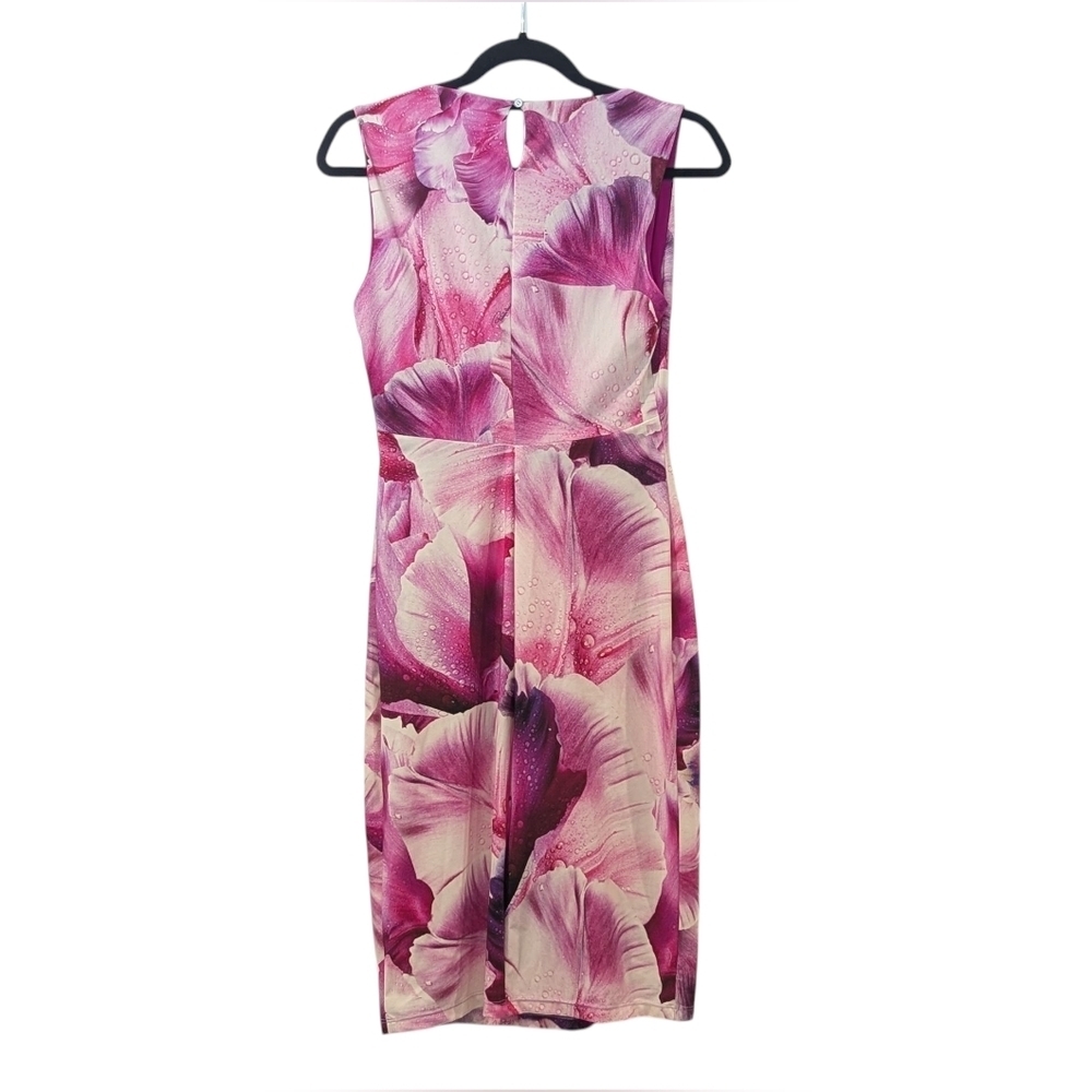 NWT Roberto Cavalli Pink Floral Dress Size 44 - 10/12 M/L - Picture 4 of 10